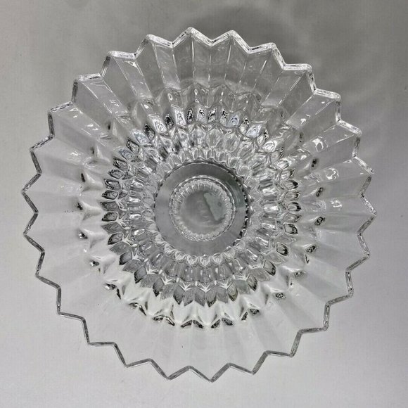 PartyLite Glass Cut Radiance Candle Holder Fits 1"-3" Round Candles 5"x2.25" - Picture 3 of 11